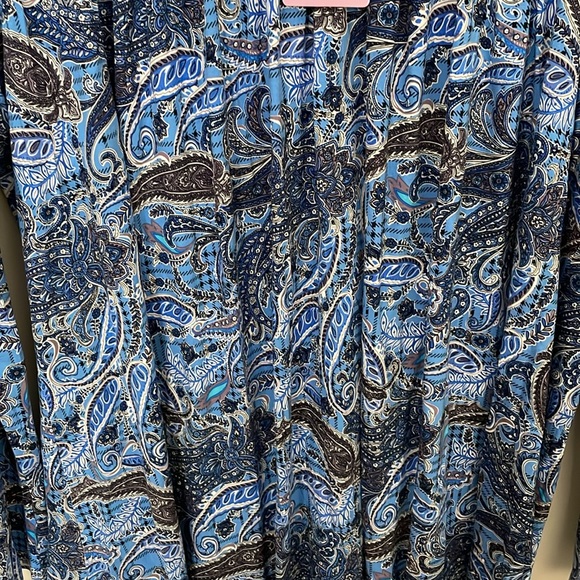NWT Cathy Paisley Top. 3XL - Picture 3 of 6